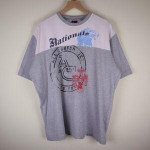 Bugle Boy Jeans Company Nationals Shirt Y2K Adult XL 26x29.5